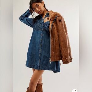 Free people denim dress